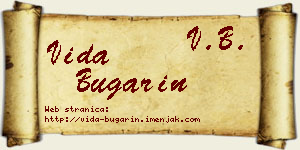 Vida Bugarin vizit kartica